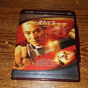 Fearless Unrated Edition (HD-DVD, DVD Combo, 2006) Jet Li